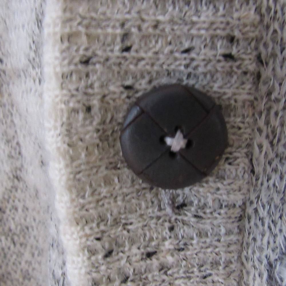 Bogner Vintage Cardigan Sweater Medium Snowflake Dogs Sled Wool Fair Isle Chunky - Picture 8 of 12